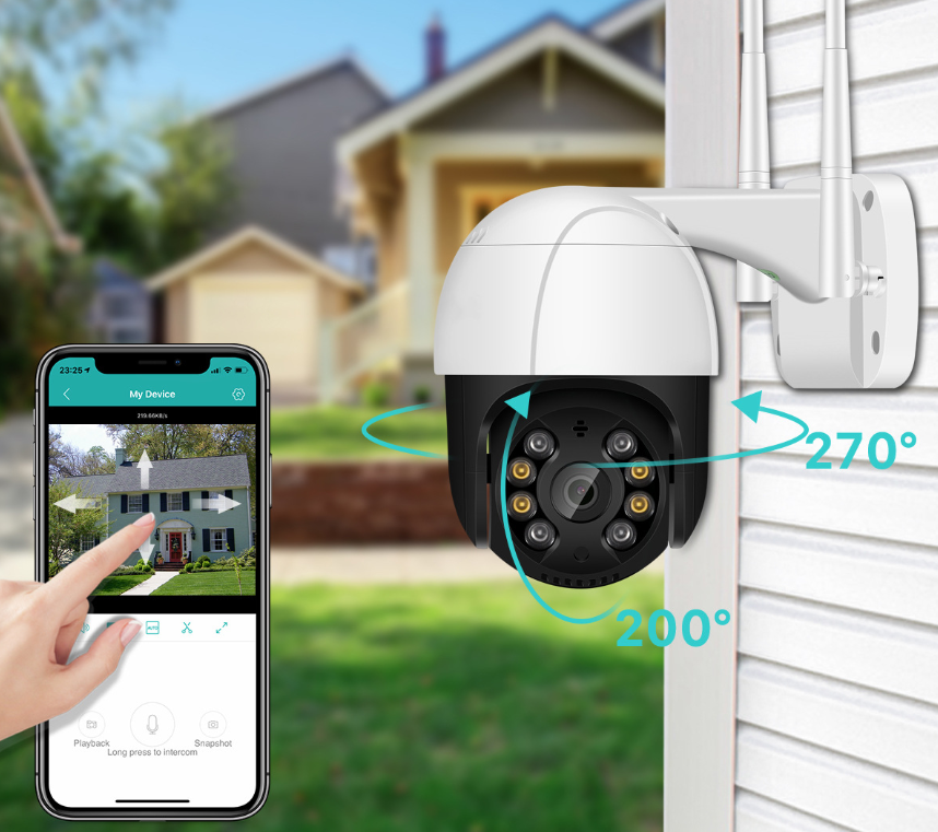 Smart WiFi monitoring dome camera
