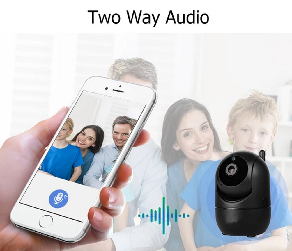 HD Smart WiFi Security Cam with Auto Person Tracking Wireless Home