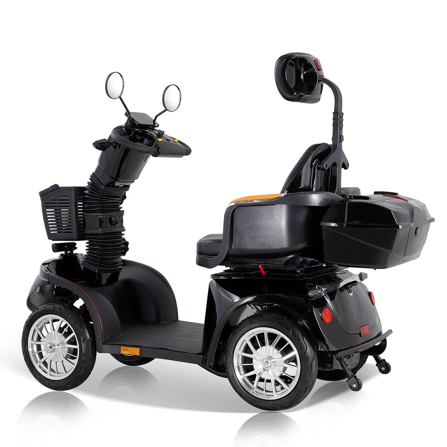 Heavy Duty 4 Wheel Mobility Scooters for Seniors & Adults 500lbs Capacity