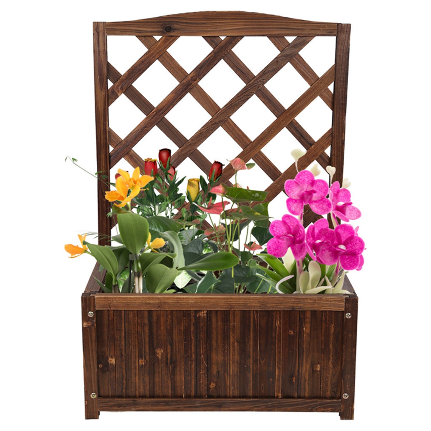 Free Standing Plant Raised Bed Flower Stand For Garden Or Yard