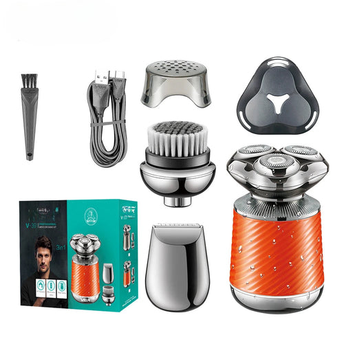 4 in 1 Mens Grooming Kit Waterproof Rechargeable Beard Nose Trimmer