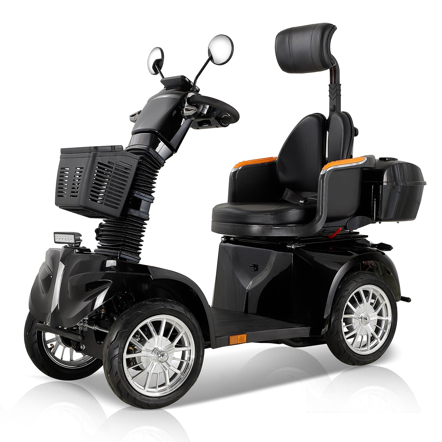 Heavy Duty 4 Wheel Mobility Scooters for Seniors & Adults 500lbs Capacity