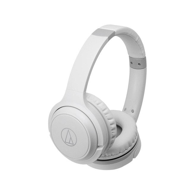 Audio-Technica ATH-S200BTWH Wireless On-Ear Headphones (White)