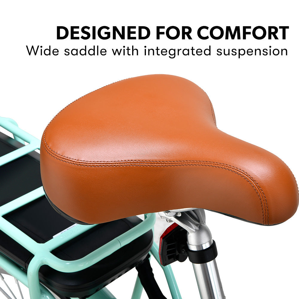 NNEMB 2023 Laneway 5 Vintage Electric Bike-Torque Sensor equipped eBike-Medium-Mint Green-2