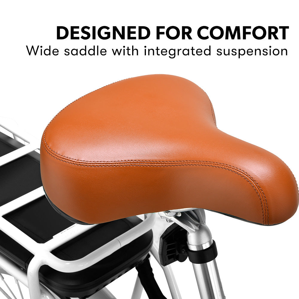 NNEMB 2023 Laneway 5 Vintage Electric Bike-Torque Sensor equipped eBike-Medium-White-2