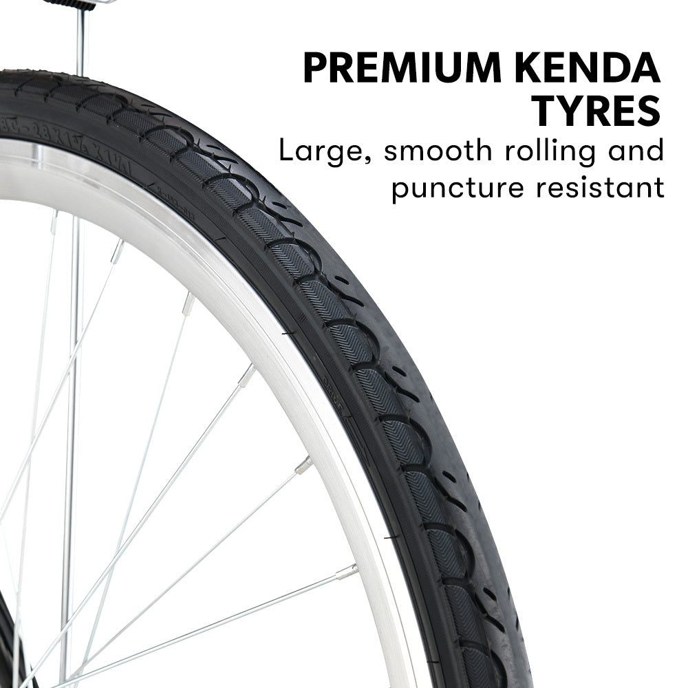 NNEMB 2023 Laneway 5 Vintage Electric Bike-Torque Sensor equipped eBike-Medium-White-3