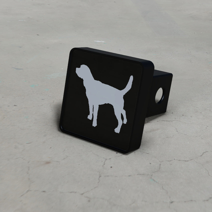 Beagle Silhouette LED Hitch Cover - Brake Light