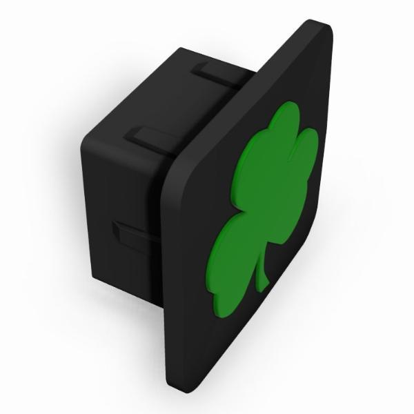 Lucky Irish Clover Hitch Plug For 2 inch Receiver