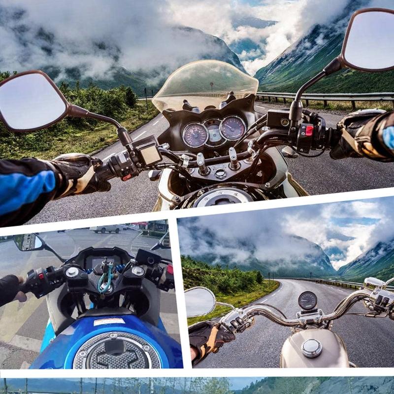 NNEIDS Multi-Joint Arm Mount Set For Cycling Helmets - Compatible With Dji Action Gopro And Other Action Cameras-3