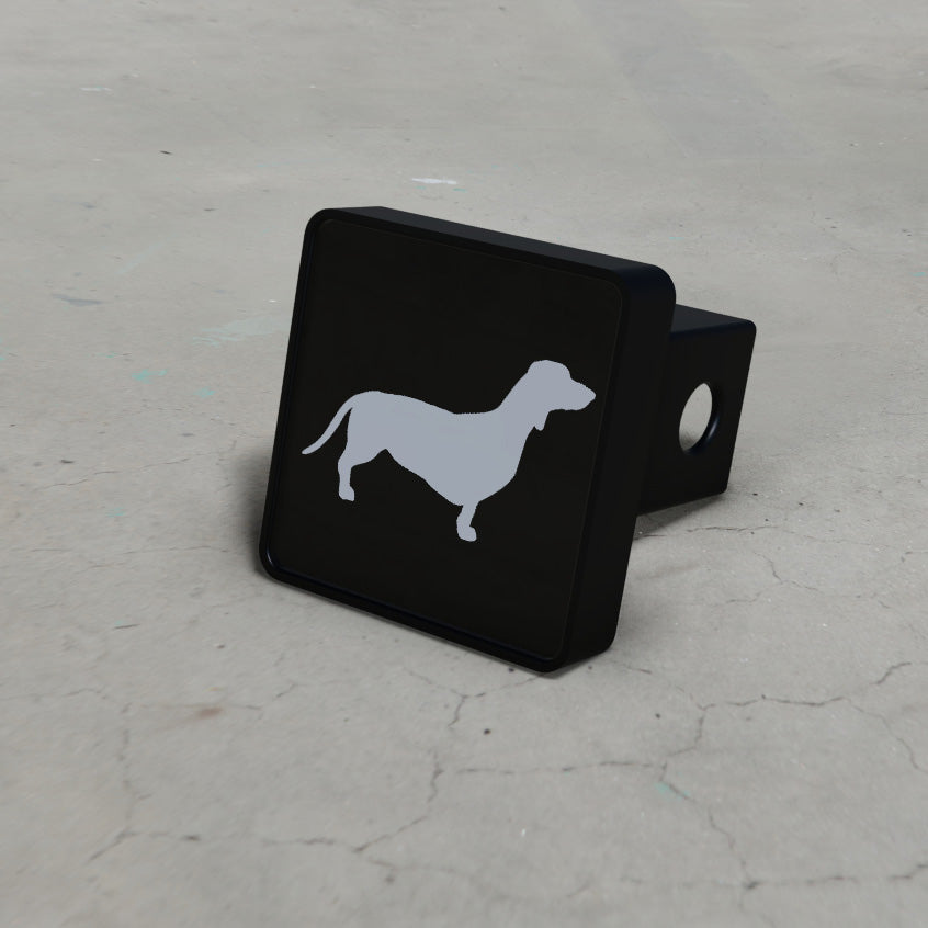 Dachshund Silhouette LED Hitch Cover - Brake Light