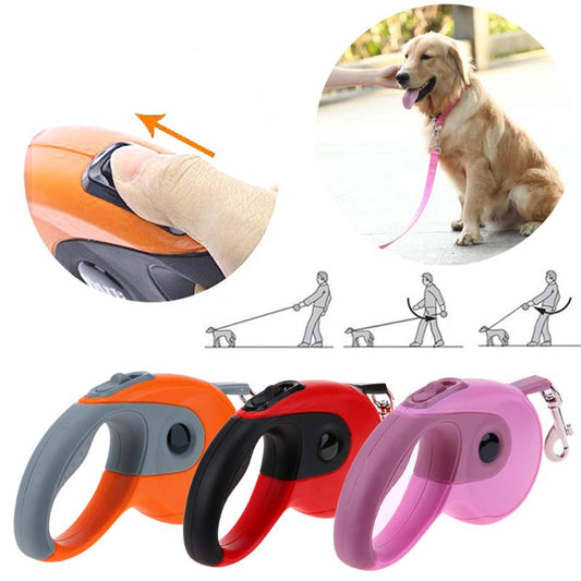 Dog Leash Retractable Automatic Flexible Dog Puppy