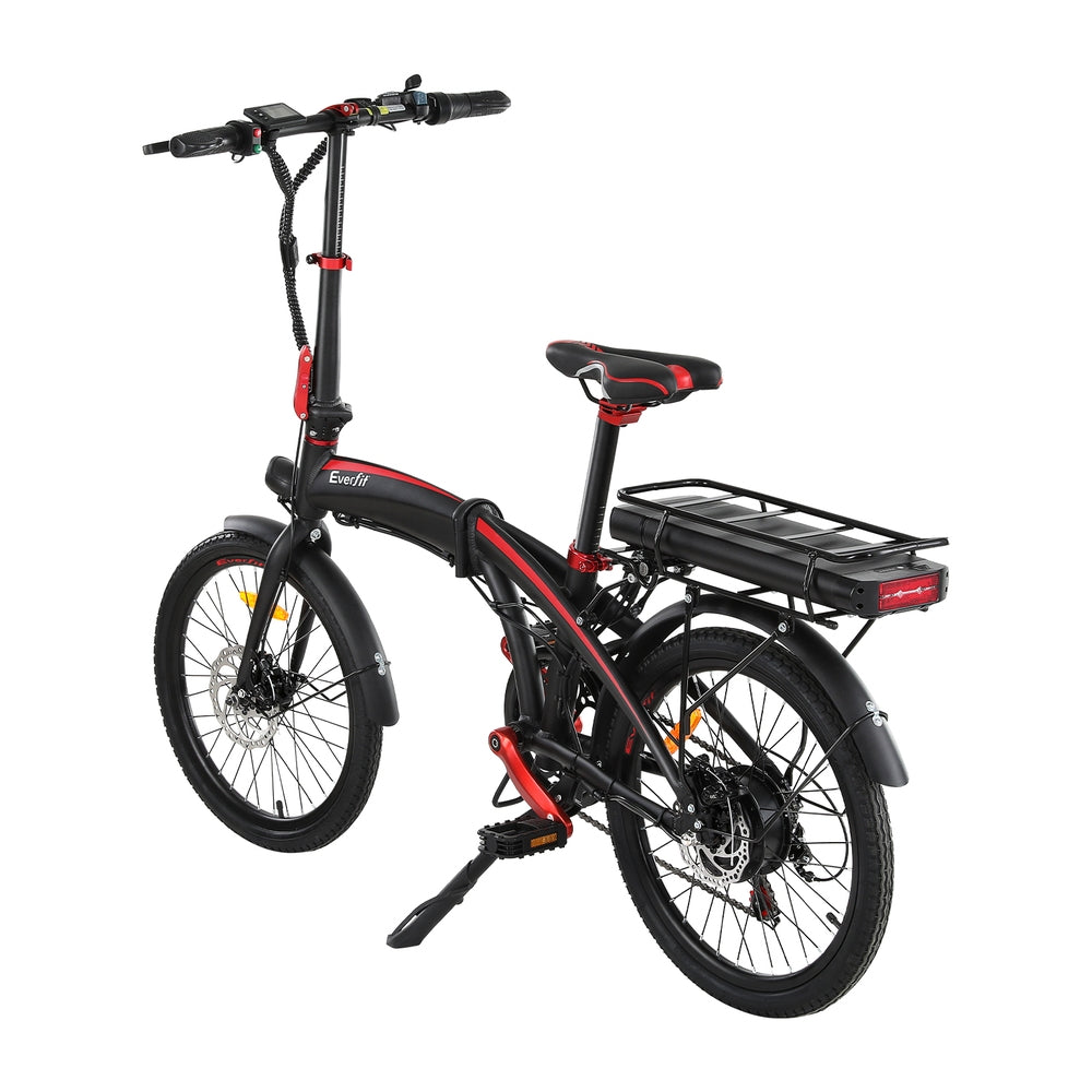 NNEDSZ Folding Electric Bike Urban City Bicycle eBike Rechargeable Battery 250W-3