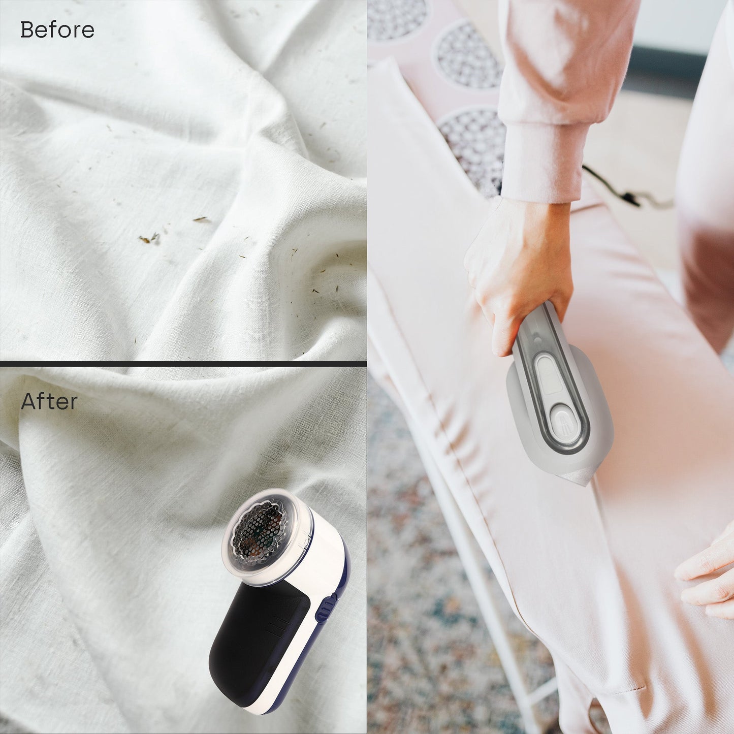 Travel-Ready Garment Grooming Kit: Compact Lint Remover, Fabric Shaver