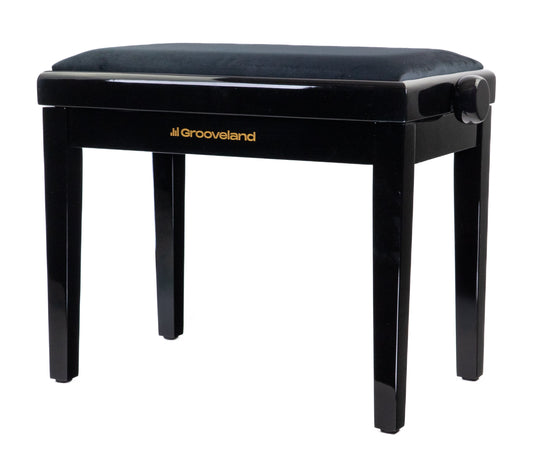 Grooveland KB200 Piano Bench (Black High Gloss)