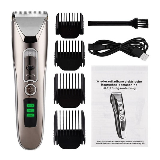 Professional Men's Hair Clippers Led Display Hair Trimmer Barber