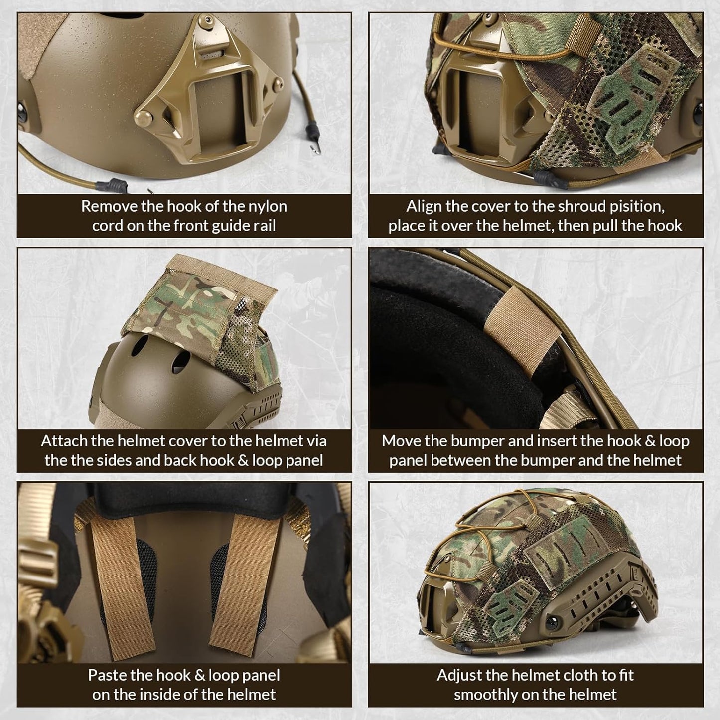 VOTAGOO® Tactical Helmet Cover-3