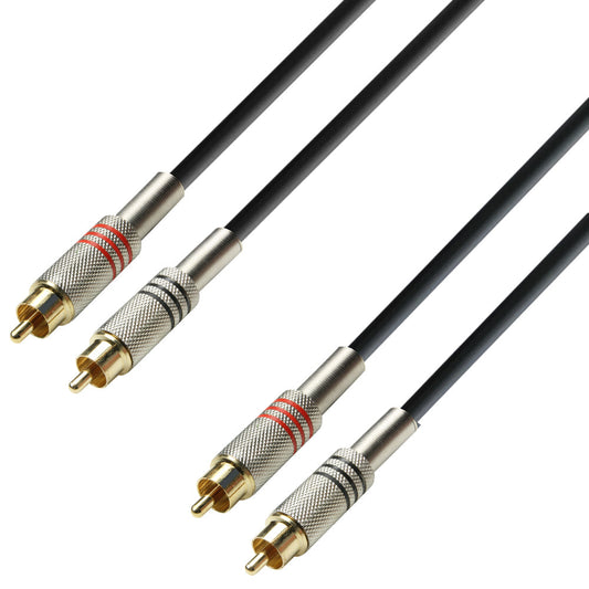 RCA Phono Cable 2 x RCA Male to 2 x RCA Male