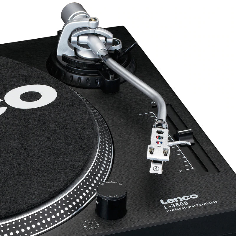 Lenco L-3809 Turntable (Black)