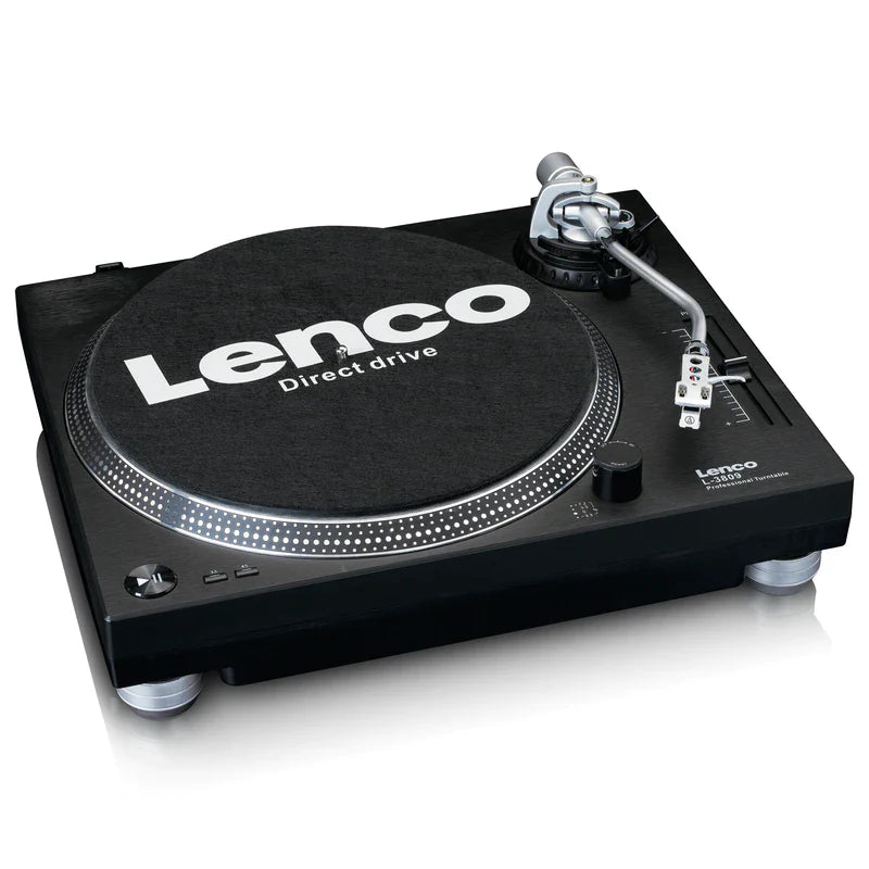Lenco L-3809 Turntable (Black)