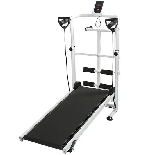 Adjustable Silent Mechanical Treadmill for Home Fitness-0