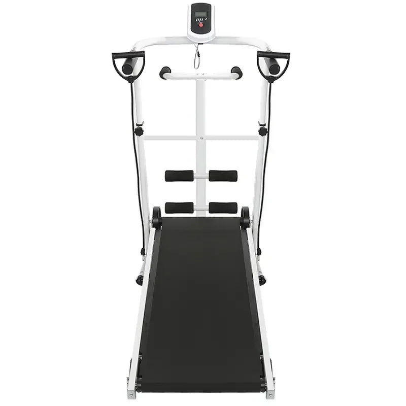 Adjustable Silent Mechanical Treadmill for Home Fitness-3