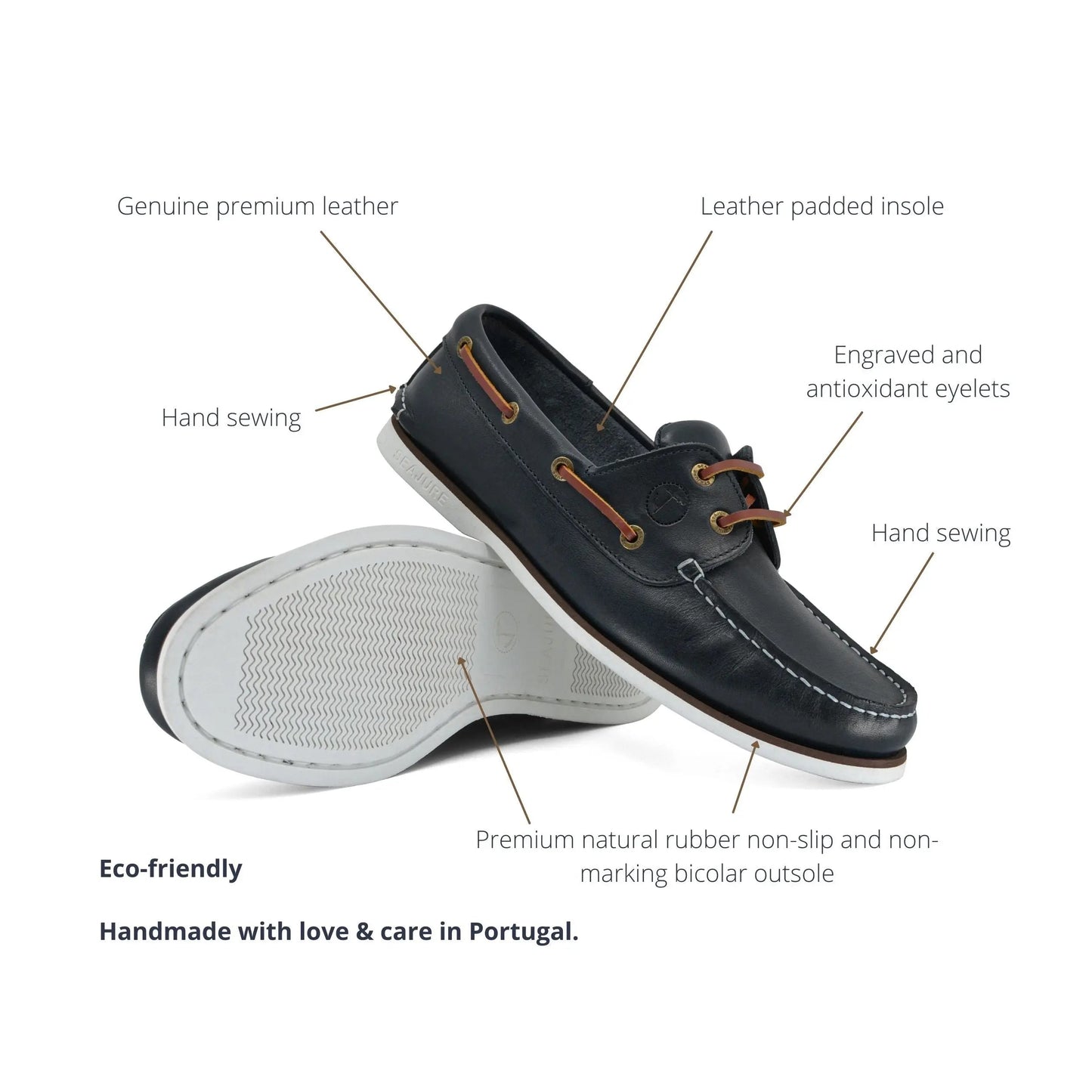 Men Boat Shoe Zlatni