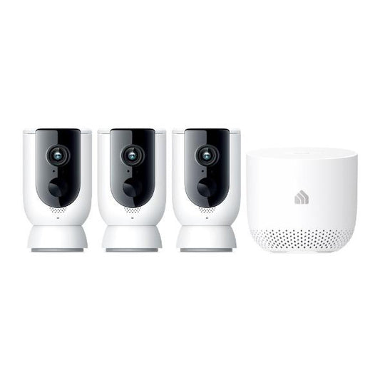 TP-Link Kasa Smart Wire-Free Camera System KC300S3 3x Camera, 1x Hub,