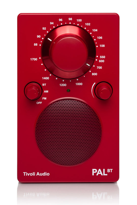 Tivoli Audio PAL BT Bluetooth Speaker (Red)
