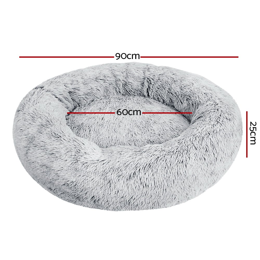 i.Pet Pet Bed Dog Bed Cat Large 90cm Charcoal