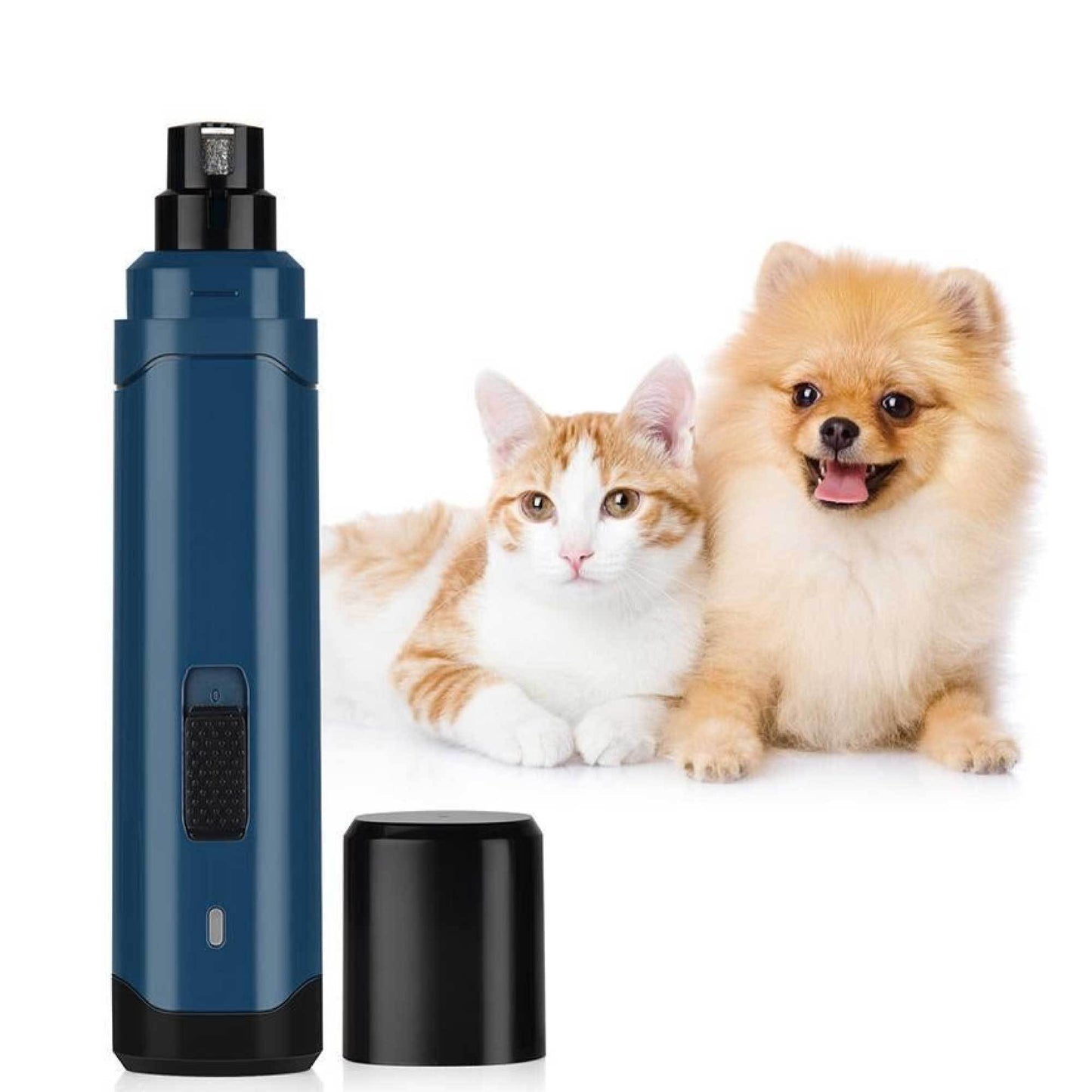 Pet Nail Grinder Dog Cat Electric Trimmer 2 Speed Rechargeable Claw