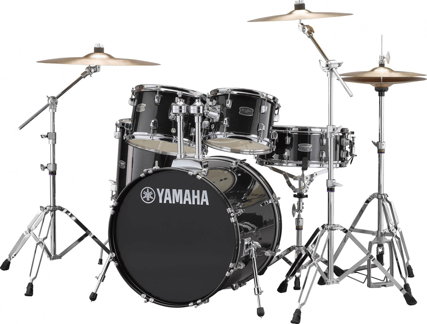 Yamaha Rydeen Studio Drum Kit incl. Hardware Pack and Cymbals (Black