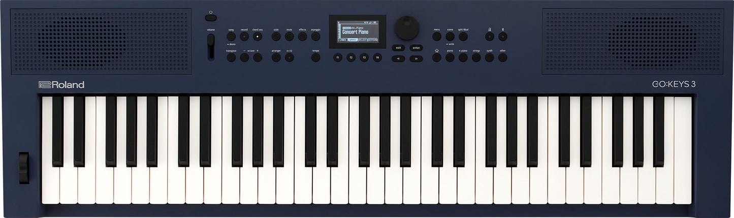 Roland GO:KEYS 3 Starter Pack (Midnight Blue )