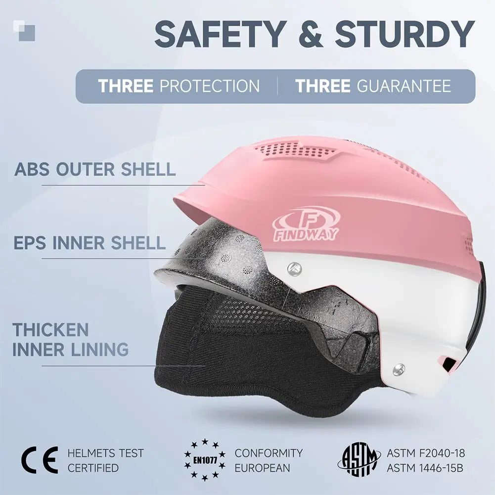 NNEOBA Ski Helmet Goggle Compatible Snowboard Helmet-2