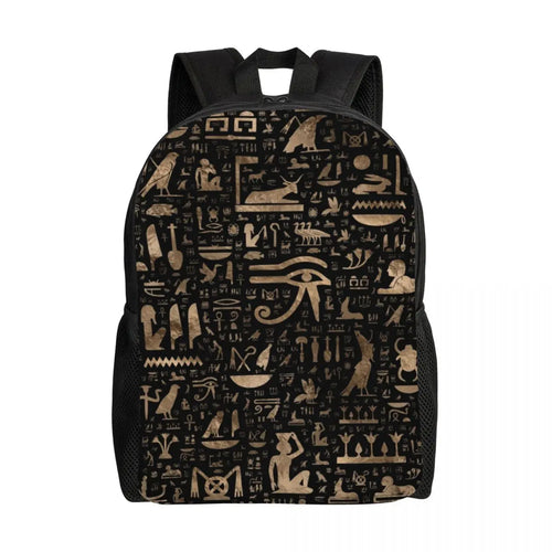 Egyptian Eye Of Horus Laptop Backpack Men Women Fashion Bookbag for