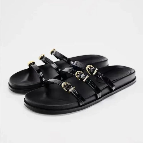 Women's designer Chic Flat Sandals - Sexikinis Swim