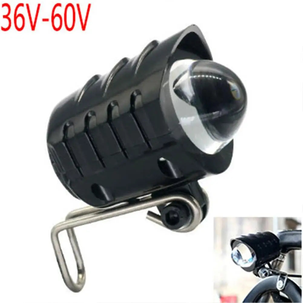 2-in-1 Led Headlight Electric Bicycle Scooter Waterproof Front Light