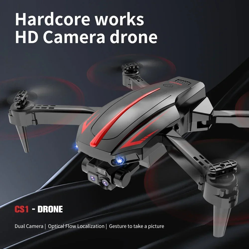 CS-1 Drone Professional Dual camera ESC WIFI FPV Four Axis Folding RC