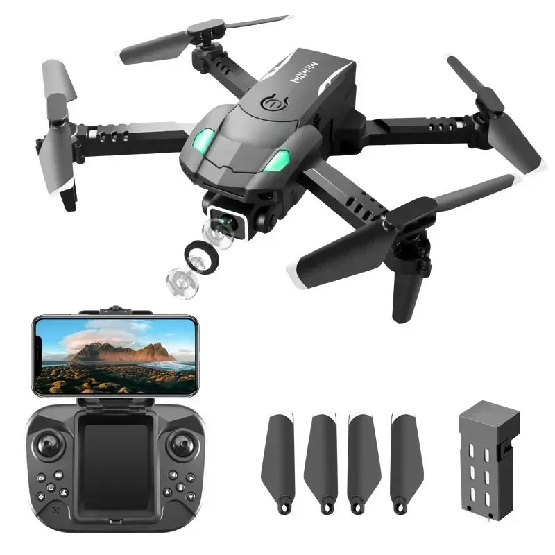 New S128 Mini Drone 4K Professional HD Camera switching Three Obstacle