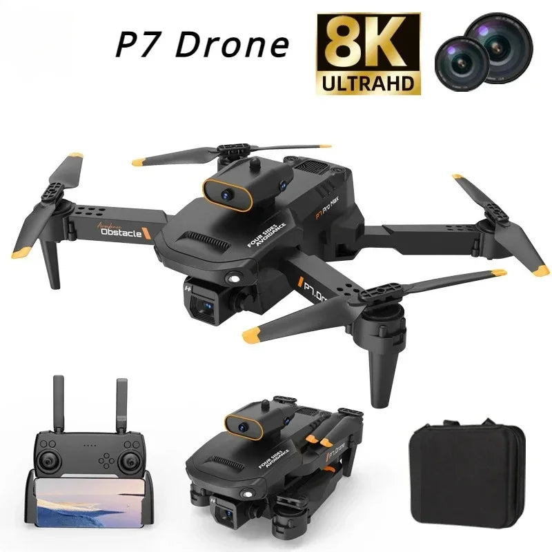 New Drone P7 HD Dual Camera for Anti Wind Aerial Photography