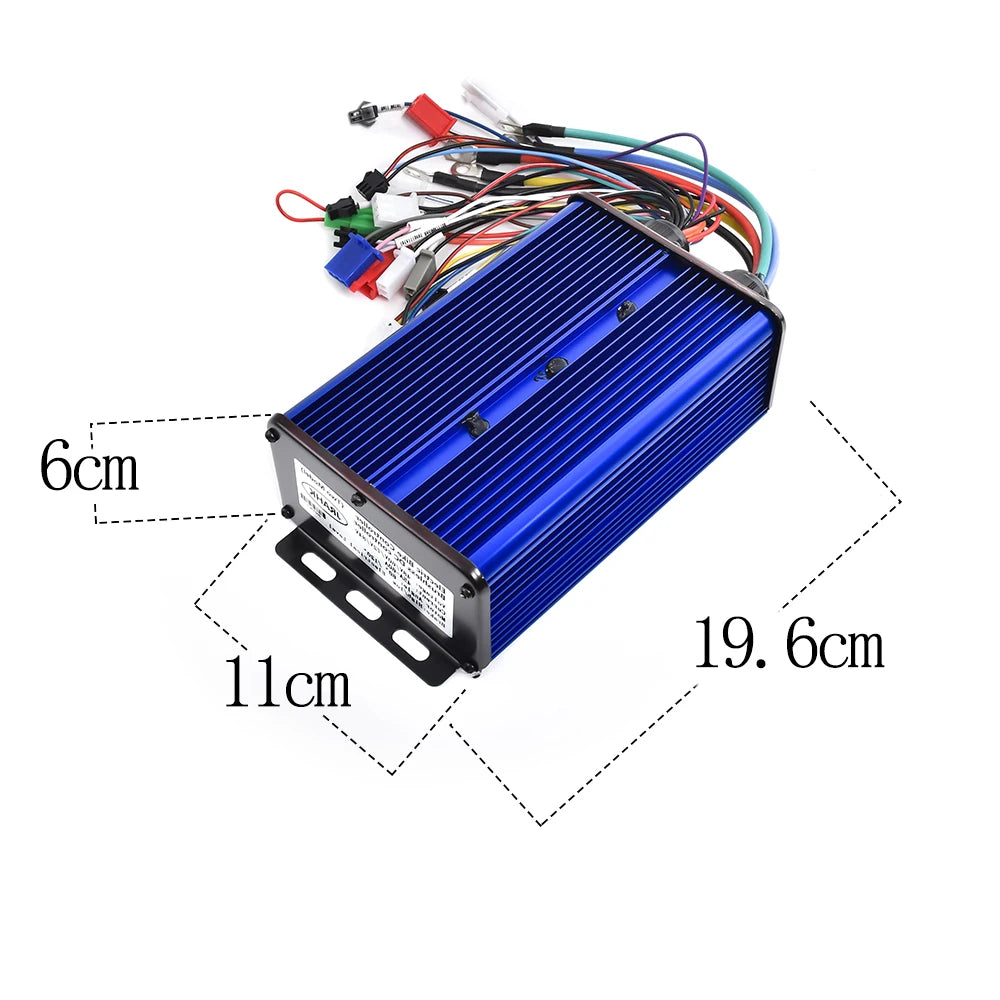 JRAHK Electric Controller 2500 3000W  48 60 64 72 84V 50A  Brushless