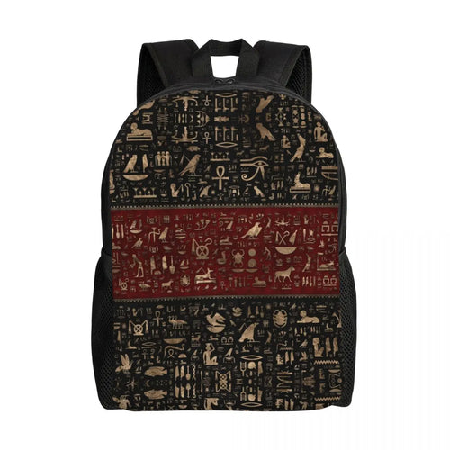 Egyptian Eye Of Horus Laptop Backpack Men Women Fashion Bookbag for