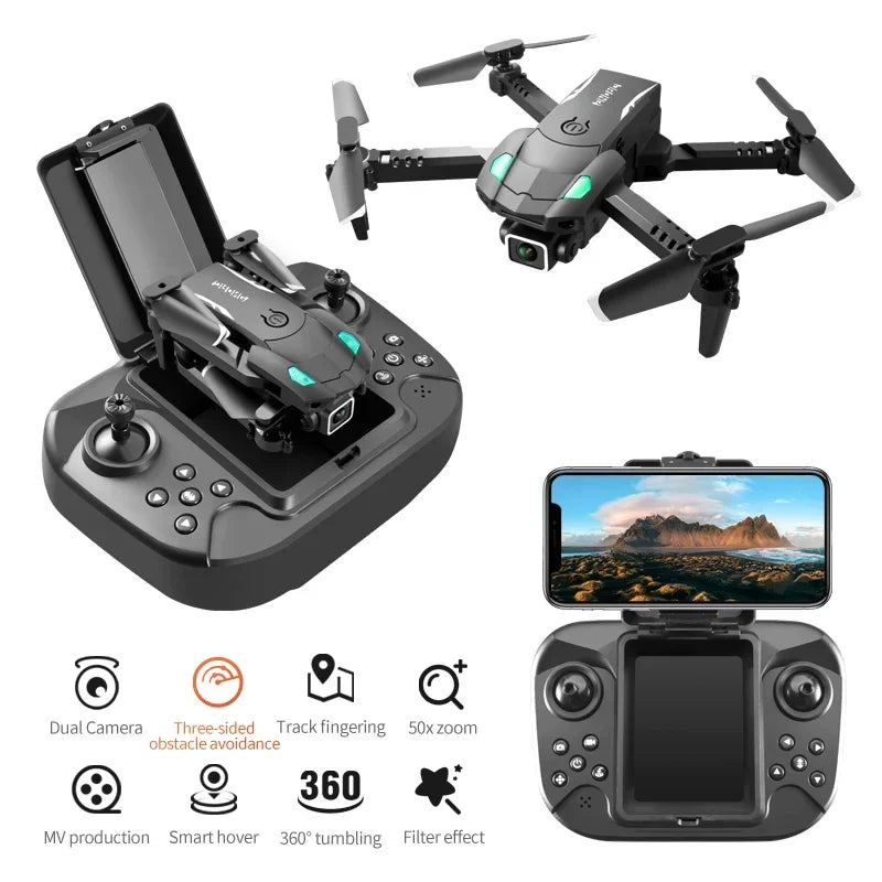 New S128 Mini Drone 4K Professional HD Camera switching Three Obstacle