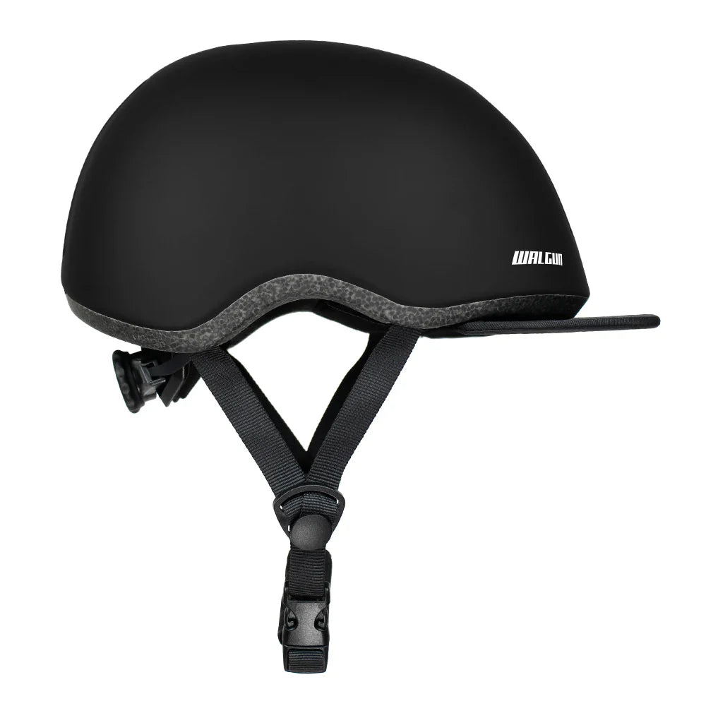 NNEOBA Urban Cycling Helmet Vintage-Style Safety Helmet Black-2