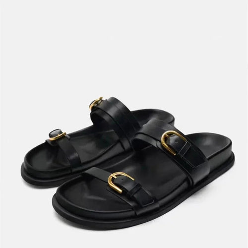 Women's designer Chic Flat Sandals - Sexikinis Swim