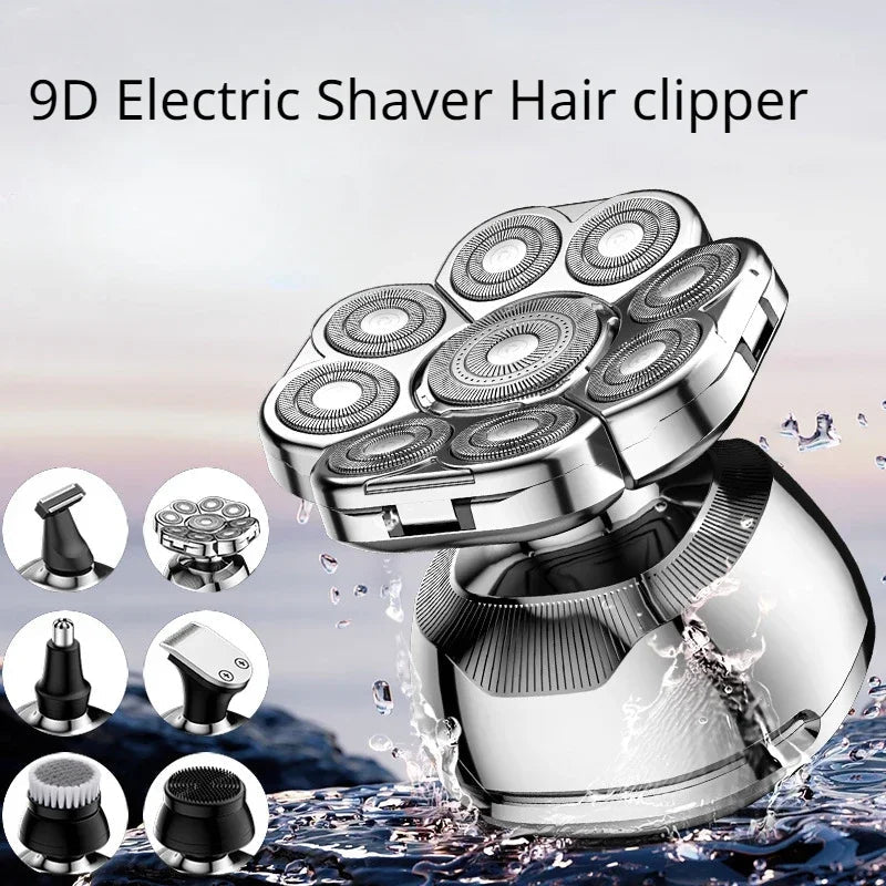 Full Body Wash 9D Electric Shaver Men's Multi-function Razor Hair