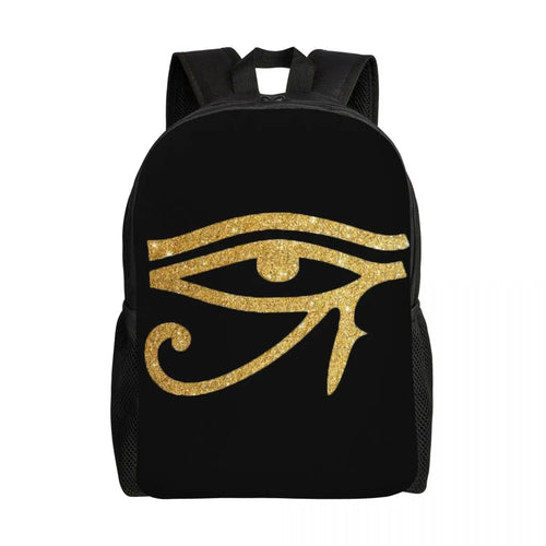 Egyptian Eye Of Horus Laptop Backpack Men Women Fashion Bookbag for