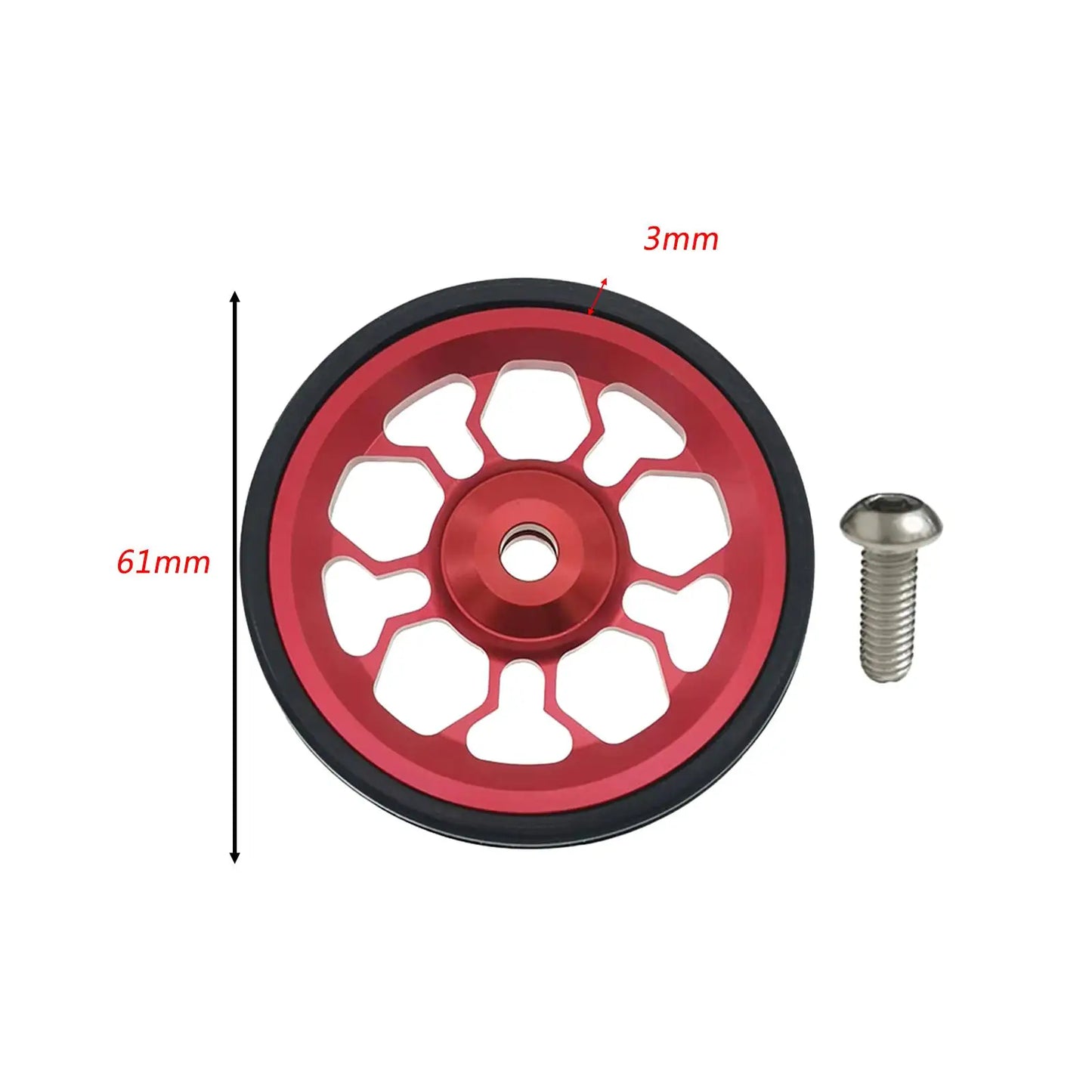 Easy Wheel for Folding Bike Easywheel Replacement Lightweight Rolling