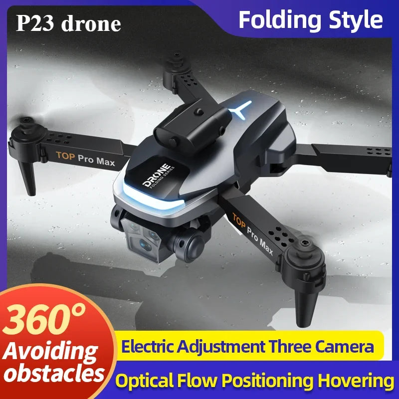 P23 Drone HD Triple Camera Brushless Motor Optical Flow Obstacle