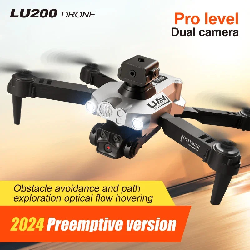 LU200 Drone Optical Fow Obstacle Avoidance HD Dual Camera Drones