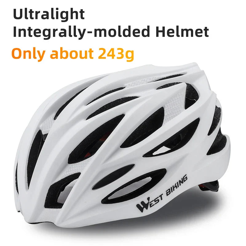 Ultralight Cycling Helmet Shock-AbsorbingWhite-2